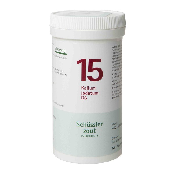 Schüssler salze Pflüger nr 15 Kalium Jodatum D6 400 Tablet glutenfrei