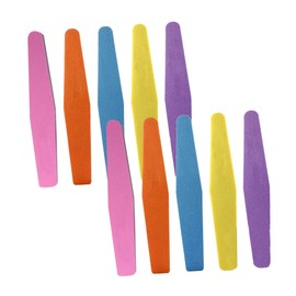 BIUDECO Fashion Creative Nail Buffing Sponges 10pcs Sandpaper Files Nail File Grinding Bar Random Color