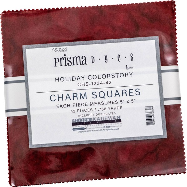 Lunn Studios Artisan Batiks Prisma Dyes Holiday 42 5-inch Squares