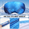 FINPAC 2 Pieces Ski Goggle Cover Sleeve, Microfiber Protective Lens