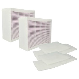 vhbw 6-teiliges Filter-Set kompatibel mit Vallox ValloPlus 270 SC Luftreiniger - Grobstaubfilter, Feinstaubfilter