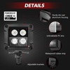 LTEODCHEW LED Cubes 3 Inch Light LED Pods CREE Offroad