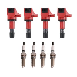 TRQ Ignition Kit Red Compatible with 2012-2015 Honda Civic 2016-2020 HR-V