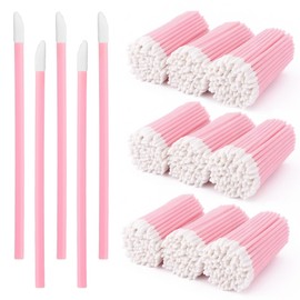 700Pcs Lip Wands Applicators Disposable Pink Lip Brushes for Lipstick Lip Gloss Testers Wands Lint Applicator Makeup Beauty Tools for Women