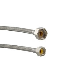 DL-pro Flexible Hose Reinforced Hose 3/8 x 1/2 Inch Length 300 mm Flexible for Connecting a Tap up to 70 °C Hot Water Cold Water