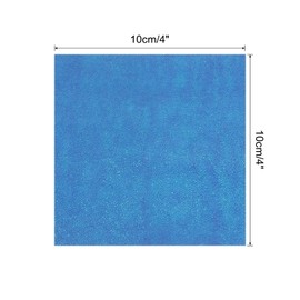 sourcing map 50 Sheet Glitter Origami Paper 4x4 Inch Shiny Sparkly Square Folding Paper 10x10cm Iridescent Paper for DIY Art, Craft Decor, Dark Blue