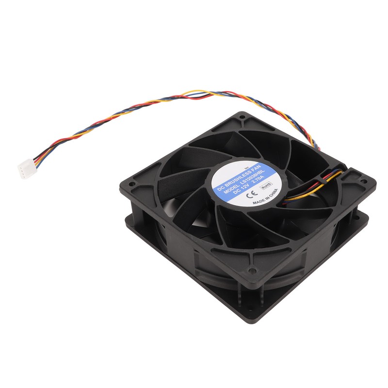 12cm Cooling Fan 120x38mm 6000rpm 12V 2.7A 4pin FG DC