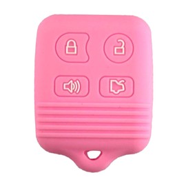 Key Fob Cover for Mustang Focus: 4 Buttons Key Fob Case Fit for Ford Crown Victoria Expedition Mercury Mountaineer Sable Grand Lincoln Town 1998 to 2016 CWTWB1U332 CWTWB1U331 Pink Remote Protector