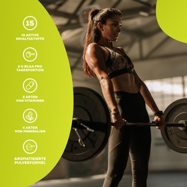 BioTechUSA Crea Zero 15 Active Ingredients BCAAs Vitamins and Minerals Orange 320g