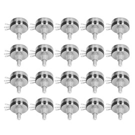 20Pcs Potentiometer Assortment Kit Single Turn Carbon Film Rotary Taper Component WTH118‑2W220K