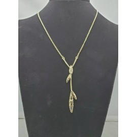 French connection gold vine Y-necklace RETAIL $38