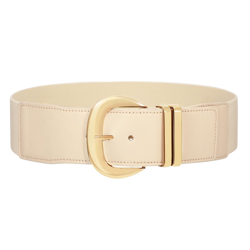 JasGood Women's Wide Belt Elastic Waist Belt for Dresses Stretchy