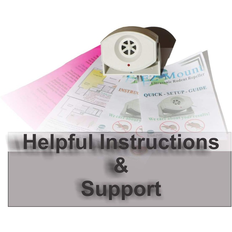 CLEANRTH EZ1200 EZ-Mount Ultrasonic Rodent Control - Dedicated Towards Repelling