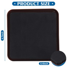 Kayzn Furniture Sliders, 8pcs 4.7 inch Square Furniture Moving Kits Carpet Sliders for Moving Furniture, Heavy Duty Furniture Movers - Protect The Surface of Carpet, Easily Move Any Items!