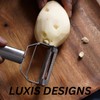 LUXIS DESIGNS Professional Stainless Steel Triangular Peeler - Lancashire Peeler
