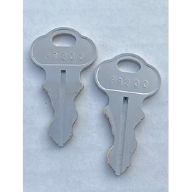 Rockola Jukebox Cabinet Keys - Fits Many Rock-Ola Models SafeCo Brands 2-Keys (P1200)