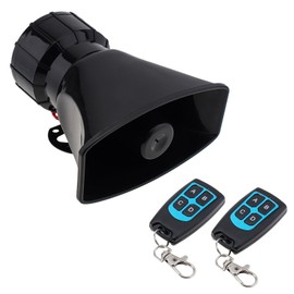 DriSentri 7 Sound Car Siren Vehicle Horn for Cars Trucks Vehicle Motorcycles, Warning Siren Speaker Amplifier Horn 12V 100W