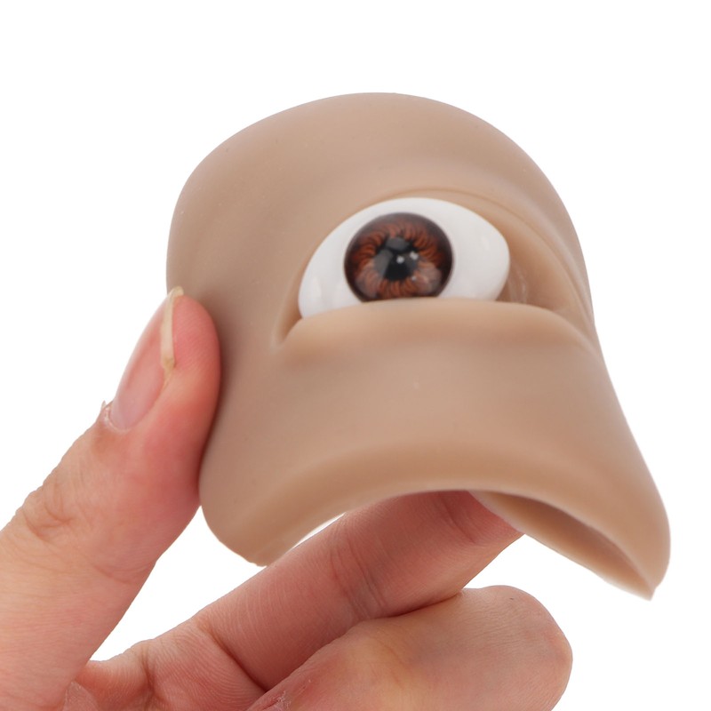 3 Pairs 3D Fake Eye Practice Skin Silicone Microblading Eyebrow