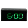 Mirrored Digital Alarm Clock Smart Light Sensing LED Display Digital