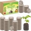 ZeeDix 30mm 50Pcs Compressed Peat Pellet Fiber Soil Plant Seed