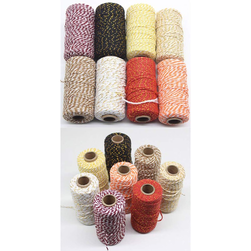 AKOAK Bakers Twine,1 Roll 109 Yards Cotton Twine Packing String
