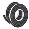 Weather Stripping Door Seal Black,1/2Inch Wide X 3/8Inch Thick,Air Conditioner