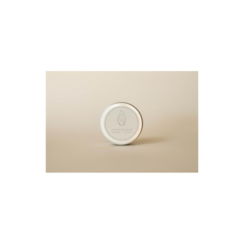 Ilumina Con Causa, Vela Aromática de Citrus Agave, Envase Metálico