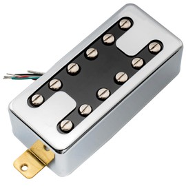 Artec MVH6A Neo Traditional H Filtertron Alnico 5 Humbucker Pickup 6K for Electric Guitar Bridge, Chrome