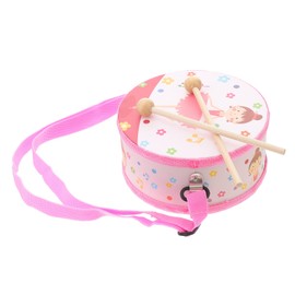 STOBOK Drum Toy Wooden Toys M&ms Candy Bulk Drum Wood ,Wooden Drum Set with Carry Strap Stick Musical Instruments Childrens Day Birthday Gift for Toddlers Drums Kids Music Toy