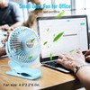 BESKAR Clip on Fan, Portable Small Desk Fans with Strong