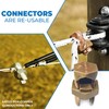 OHLECTRIC Hex Head Copper Split Bolt Connector 6 AWG (5