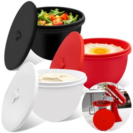 3PCS Silicone Bowl Liners with Lids for KitchenAid Tilt-Head 5QT Mixer