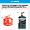 WADEO Camping Gas Stove, 3700W Portable Backpacking Stove with Piezo