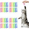 32 Pack Cat Spring Plaything, Colorful Interactive Cat Plaything Plastic
