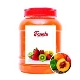 Fanale Premium Flavoring Jam for Bubble Tea | Peach Flavor Fruit Jam | for Boba Tea, Smoothie Paste, Slushes, Desserts | 9 pound | JAM006