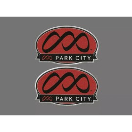Park City Utah Decals x2 Mountain Resort Logo - Travel Sticker UT Souvenir 2.25"