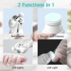 Kit Limador Uñas Cortaúñas Para Bebe Eléctrico Luz Led