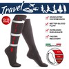Knee Socks with Cotton 64 Percent/Compression Stockings/Unisex with Compression 13-15
