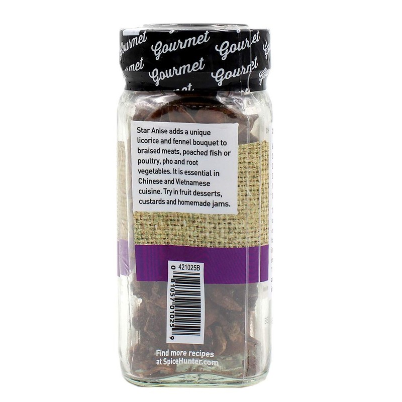 Spice Hunter Star Anise, Whole, 0.6-Ounce Jar