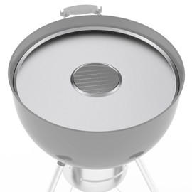 Stanbroil Round Griddle Insert for Weber 22" Kettle Charcoal Grills, Stainless Steel Flat Top Griddle Plate Plancha Kettle Grill Accessory