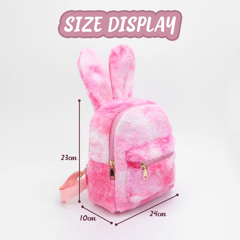 Jywmsc Cute Bunny Backpacks for Girls, Women Cute Rabbit Ears