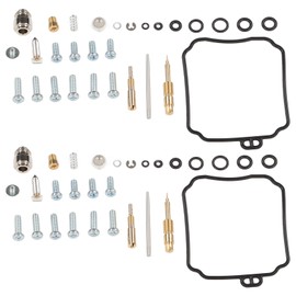 2 Set Motorcycle Carburetor Gaskets Repair Kit Carb Rebuild Set Replacement for XVS65 XVS65A XVS65AT V Star 650