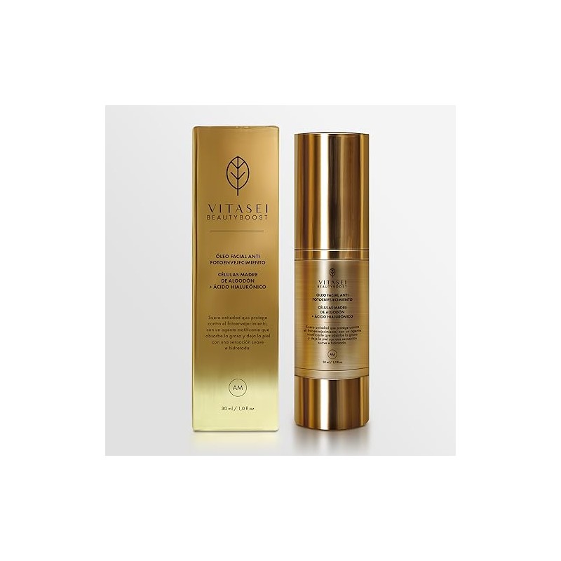 Vitasei Beauty Boost Serum Facial Día, Ácido Hialurónico, Células Madre