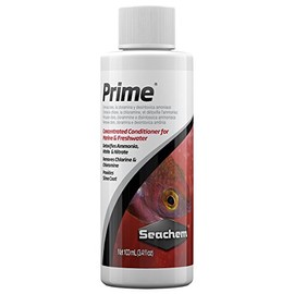 Seachem Prime, 100 mL / 3.4 FL. oz., Acondicionador de acuario, Tratamiento para acuario, 100 gramos