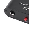 2 Channel Sound Amplifier Balanced 1/4 Inch 6.35mm Gain Independent