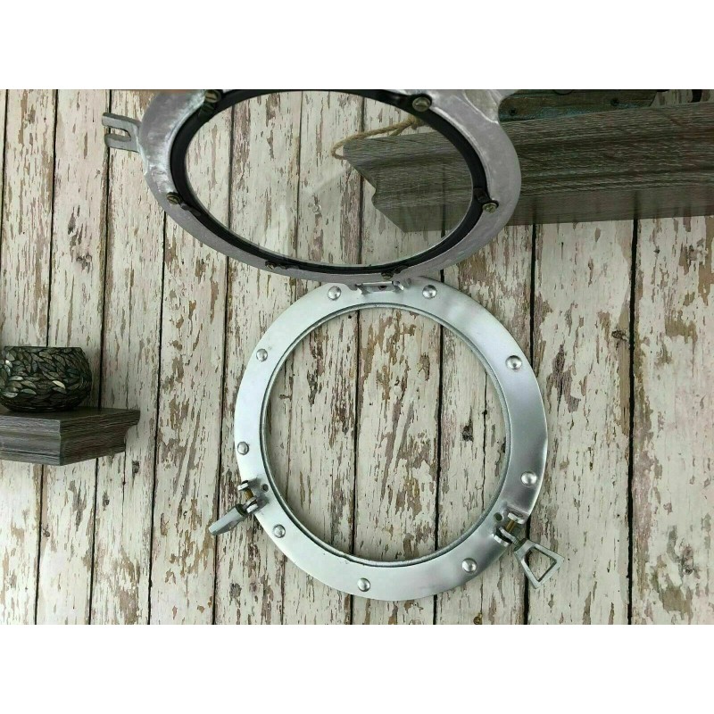 handmade 12" Brass Porthole Mirror Nautical Maritime Wall Decor Ship