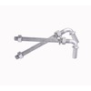 Dailydanny J-Bolt Post Hinge with 5/8" Hinge Pin Galvanized Post