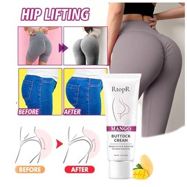 Crema para mejorar los glúteos: Biokusy Mango, crema sexy para levantar los glúteos, mejora la flacidez, la flacidez y el plano, consigue unos glúteos