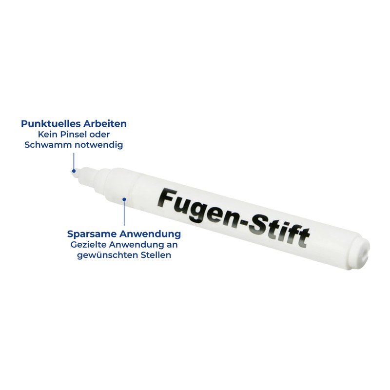 Maximex Grout Pen White Set of 2, Easy to Use,