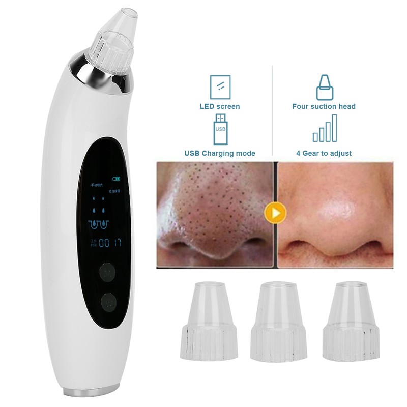 Electric Facial Pore Cleansing Remove Blackhead Acne Vacuum Suction Instrument